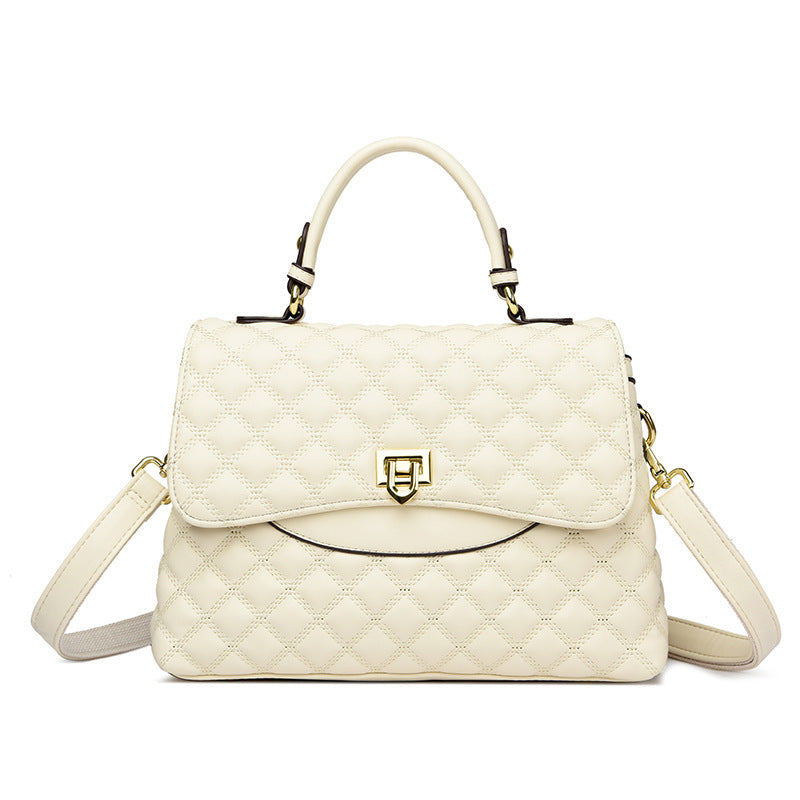 Sac à main en cuir matelassé