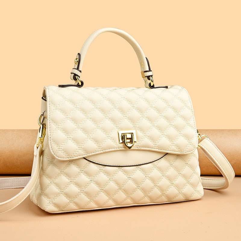 Sac à main en cuir matelassé