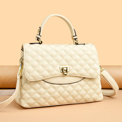 Sac à main en cuir matelassé