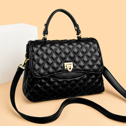 Sac à main en cuir matelassé